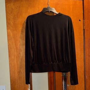 Worthington Black Long Sleeve Sweatshirt